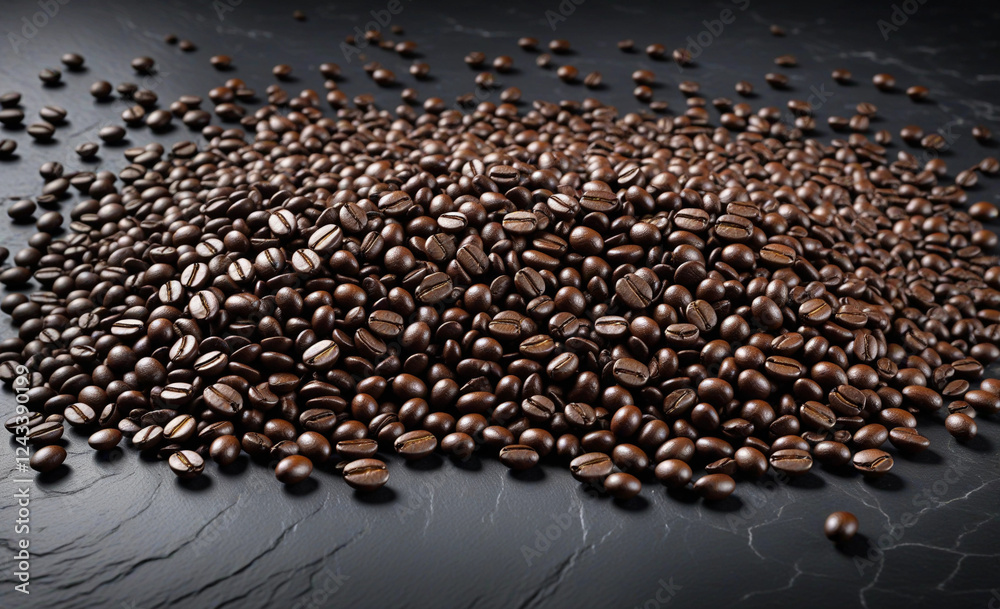 Obraz premium coffee beans in the ground