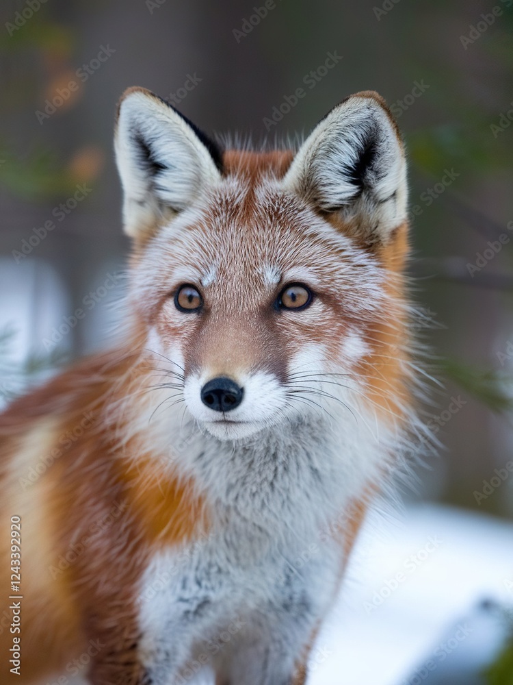 Fototapeta premium close up fox