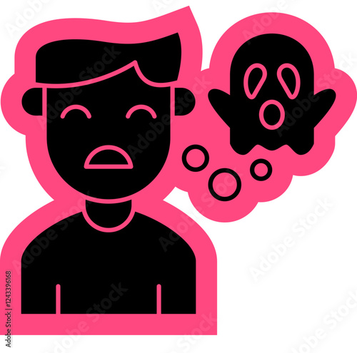 schizophrenia Icon, mental illness, mental health