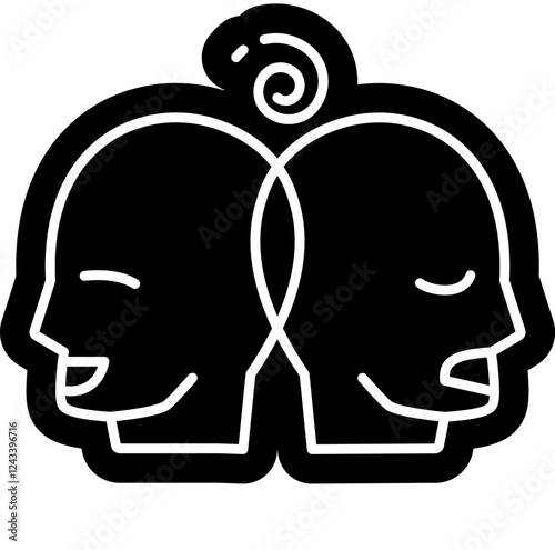 schizophrenia Icon, mental illness, mental health