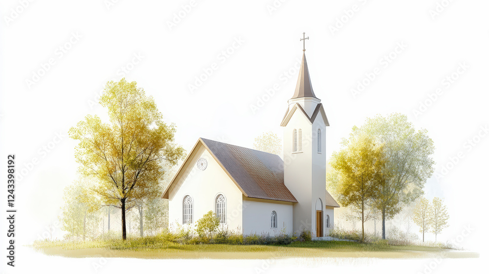 Discover the serene beauty of countryside churches. Explore this picturesque scene, showcasing rural tranquility and architectural grace. Discover the serene beauty of countryside churches. Explore this picturesque scene, showcasing rural tranquility and architectural grace.