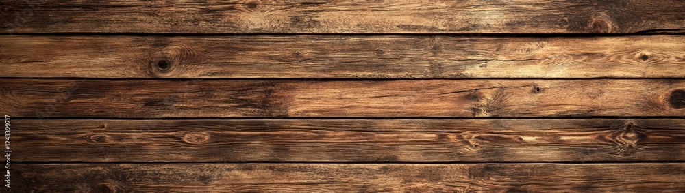 Naklejka premium Rustic brown wood planks background texture (3)