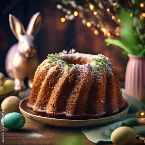 Obraz na płótnie Easter Cake w salonie