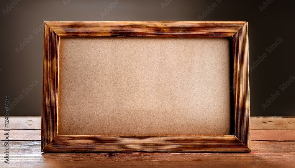 wooden frame