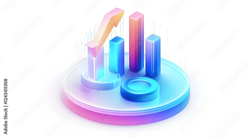lying composition 3d icon, UI icon, a chart icon, bar chart has a rising arrow on it, bar chart, pie chart, a rising arrow, frosted glass, transparent, white background, transparent technology sense
lying composition 3d icon, UI icon, a chart icon, bar chart has a rising arrow on it, bar chart, pie chart, a rising arrow, frosted glass, transparent, white background, transparent technology sense