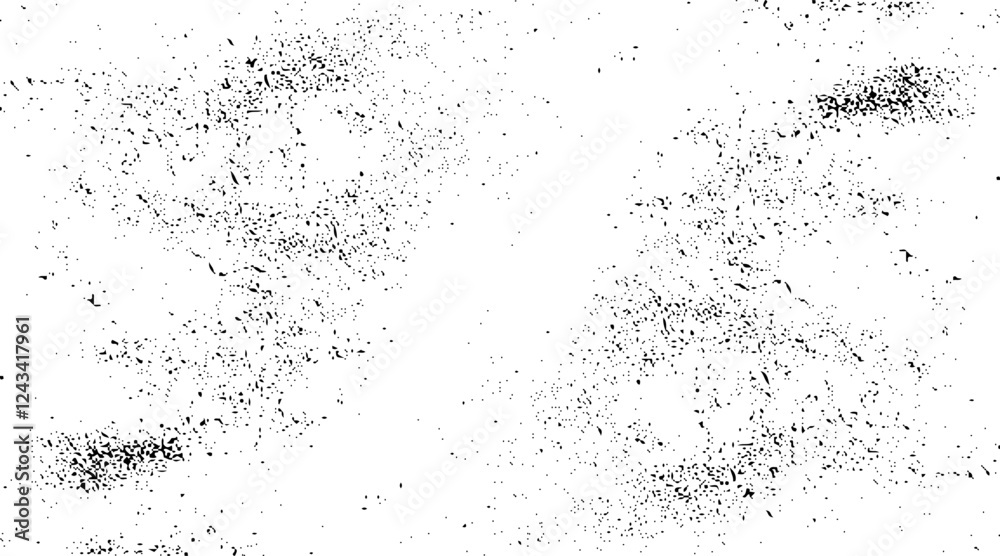 Obraz premium Black and white grunge distress overlay texture abstract surface dust and rough dirty wall.