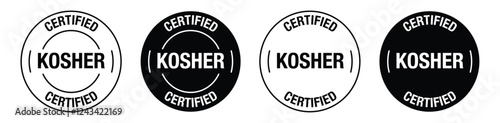 Kosher certified rounded vector symbol set