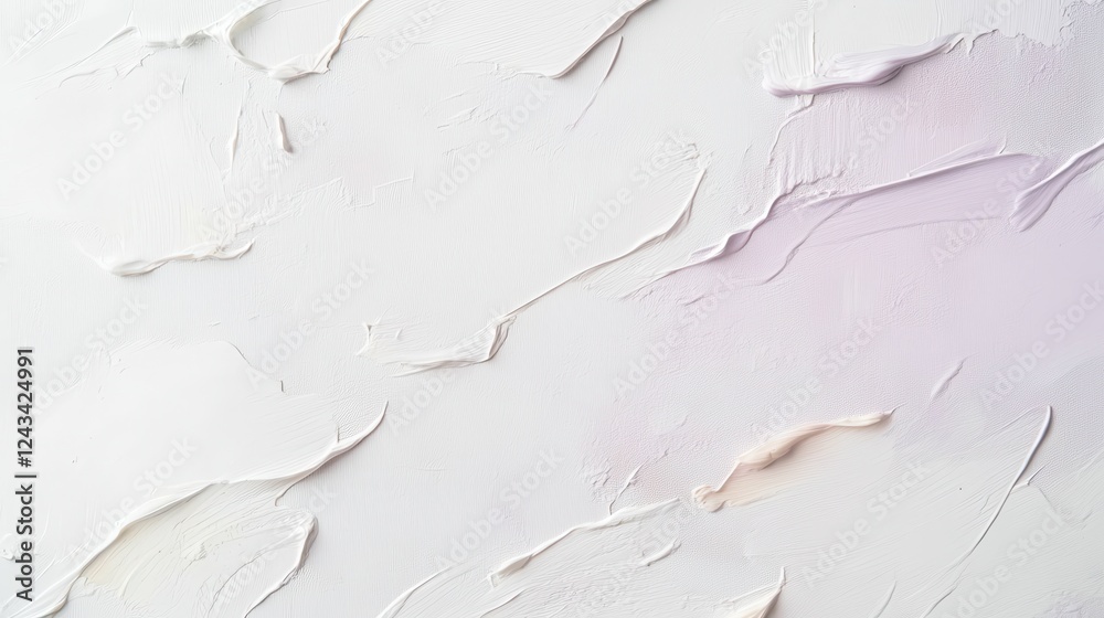 Obraz premium Soft white canvas features delicate pencil strokes, showcasing a minimalist artistic expression in a serene setting