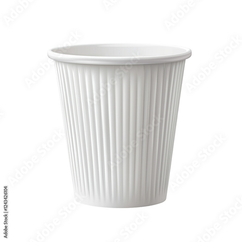 Wallpaper Mural white plastic cup isolated on transparent background Torontodigital.ca