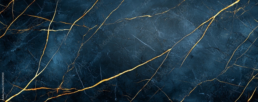 A stunning close-up of dark blue marble with elegant golden veining, perfect for backgrounds, textures, or design projects that require a touch of luxury and sophistication. A stunning close-up of dark blue marble with elegant golden veining, perfect for backgrounds, textures, or design projects that require a touch of luxury and sophistication.