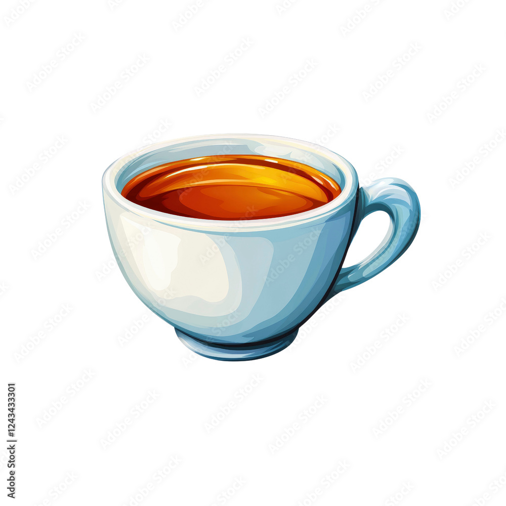 Aromatic Cup of Tea Warm Beverage in a White Mug Aromatic Cup of Tea Warm Beverage in a White Mug
