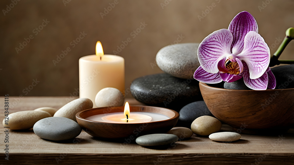 spa still life, ai generated spa still life, ai generated