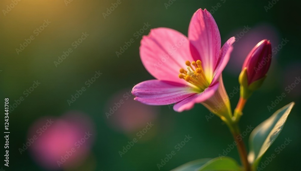 delicate petals of narrowleaf evening primrose unfolding, flower bud, flowers delicate petals of narrowleaf evening primrose unfolding, flower bud, flowers