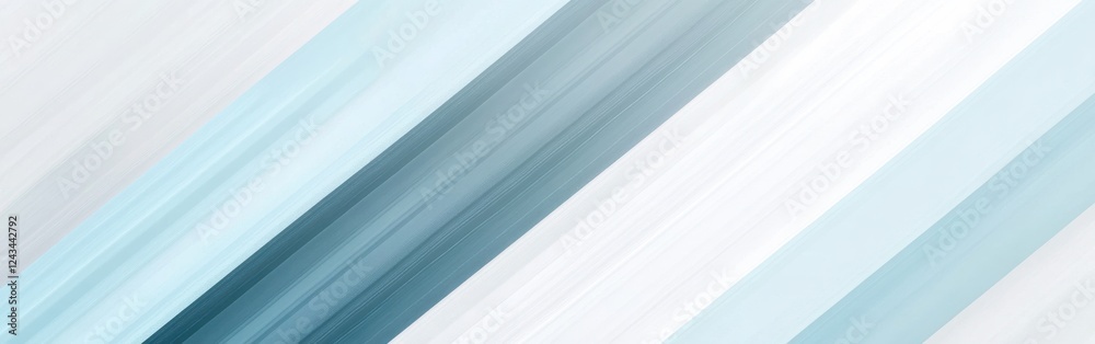 Fototapeta premium Calming diagonal striped pattern in soft sky blue tones creates a serene atmosphere perfect for relaxation and tranquility
