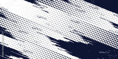Dots halftone white and blue color pattern gradient grunge texture background. Dots pop art comics sport style vector illustration vector sport