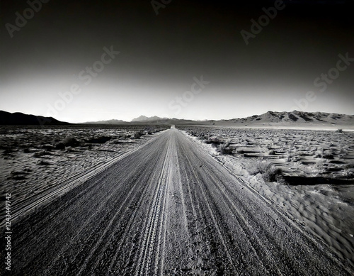 Timeless Black White Desert