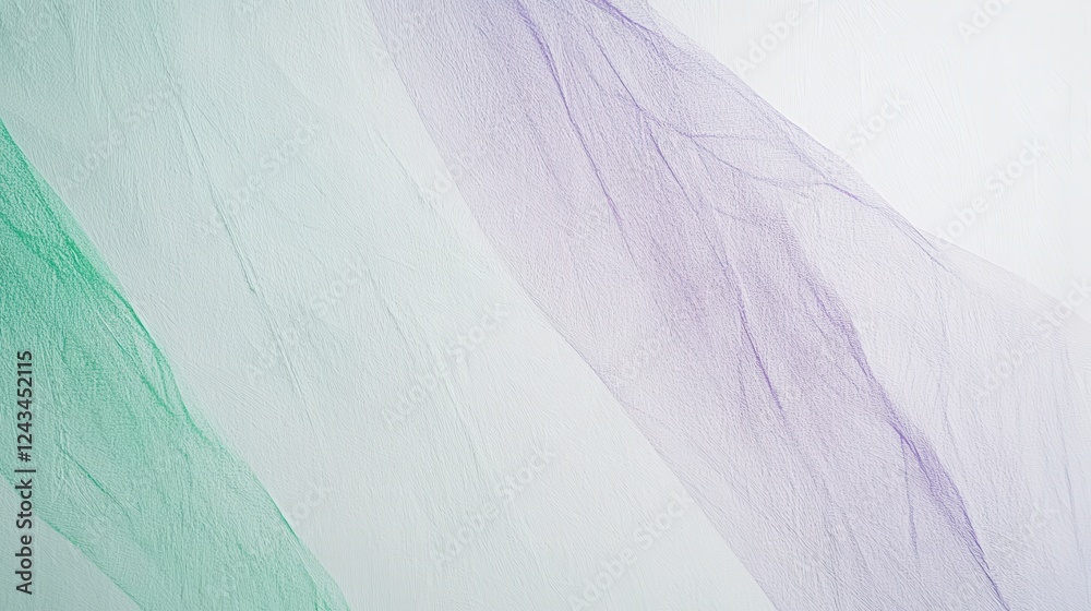 Obraz premium Abstract white composition with delicate pastel textures creating a soft visual experience in contemporary art