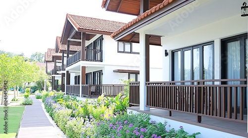 Scenic resort architecture