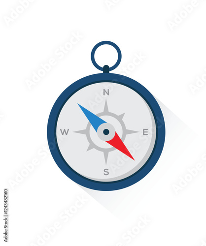 Compass vector icon stock illustration