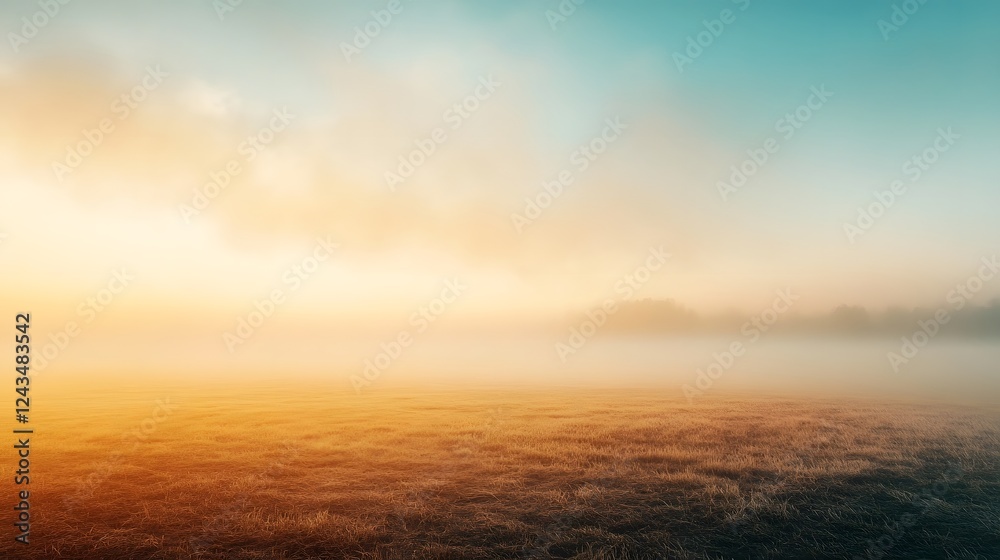 Fototapeta premium Minimalist soft atmospheric scene with light natural textures and a smooth dreamy effect This abstract and calming background features a simple elegant design and a muted color palette