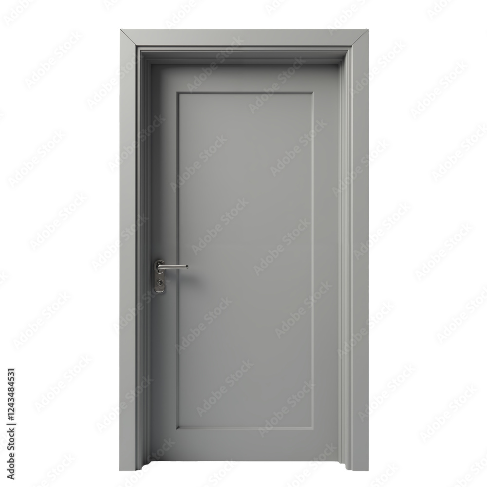Grey door with sleek design showcasing minimalist aesthetics and modern style, ideal for contemporary interiors and decorative projects Grey door with sleek design showcasing minimalist aesthetics and modern style, ideal for contemporary interiors and decorative projects