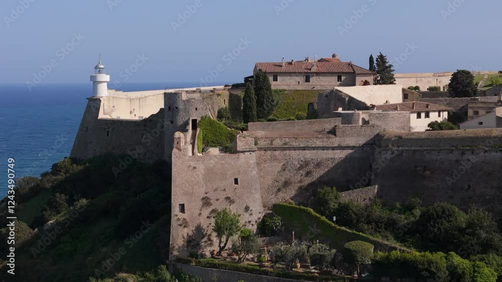 Breathtaking Aerial View of Rocca Spagnola, Italy Breathtaking Aerial View of Rocca Spagnola, Italy