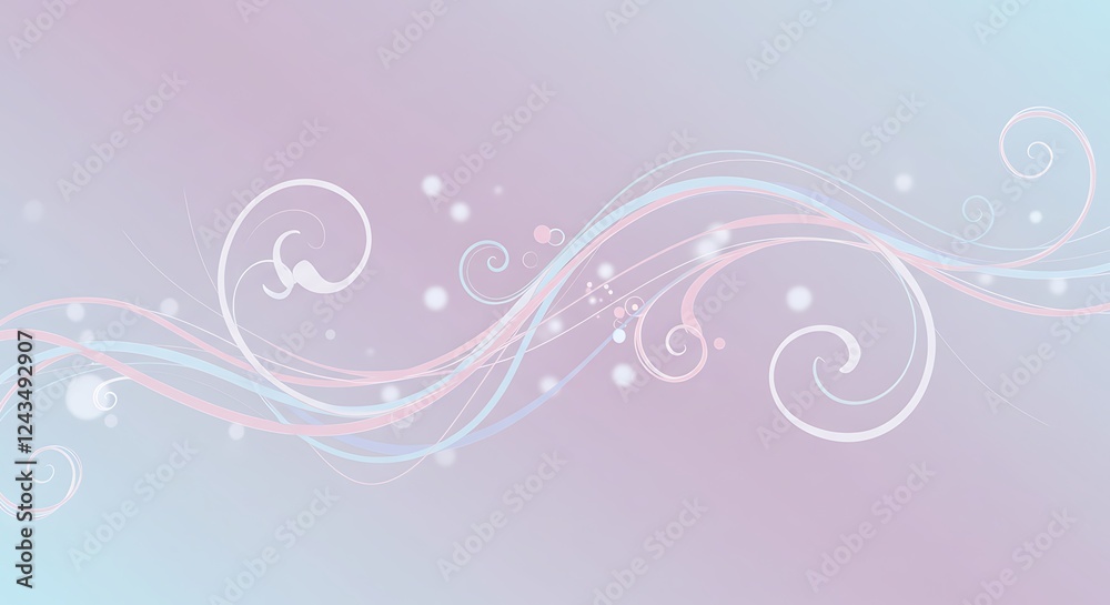 Elegant Abstract Swirls and Waves Background Elegant Abstract Swirls and Waves Background