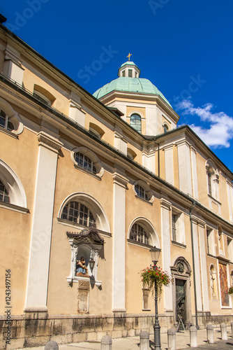 Saint Nicholas Cathedral of Ljubljana, Slovenia. photo