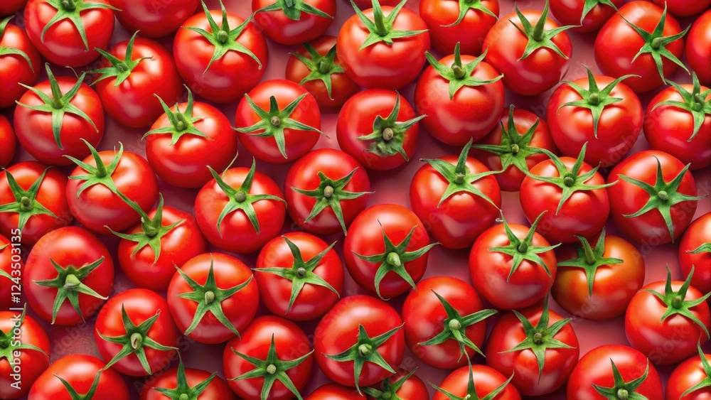 Fresh Red Tomatoes Seamless Background Pattern Soft Focus, culinary art Fresh Red Tomatoes Seamless Background Pattern Soft Focus, culinary art