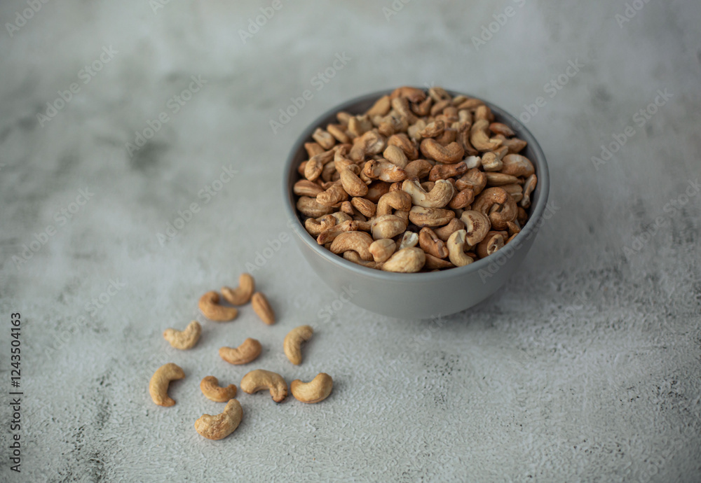 cashew nuts on the table cashew nuts on the table