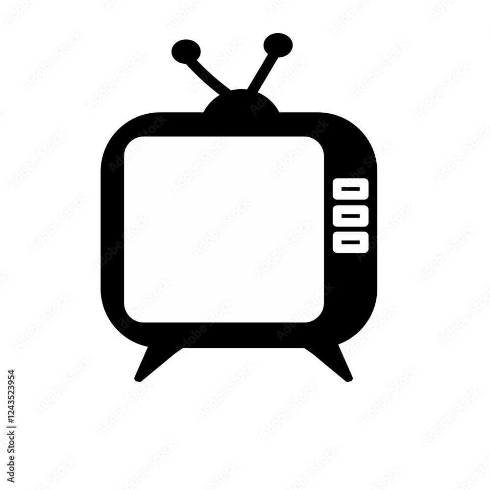 Retro Television Icon