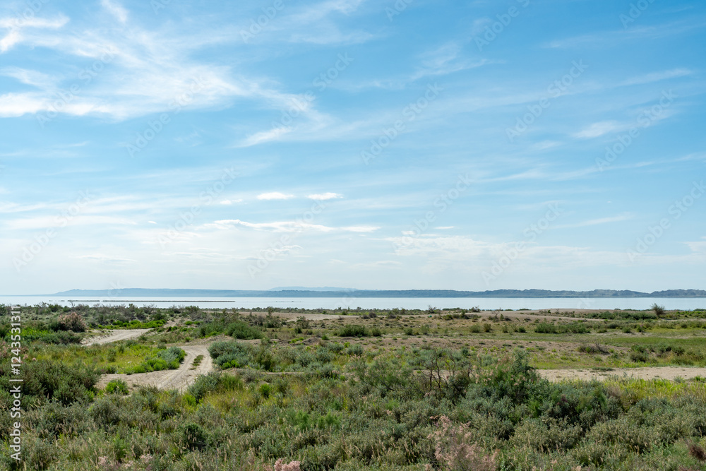 Wulungu Lake Scenic Area, Xinjiang Uygur Autonomous Region, China Wulungu Lake Scenic Area, Xinjiang Uygur Autonomous Region, China