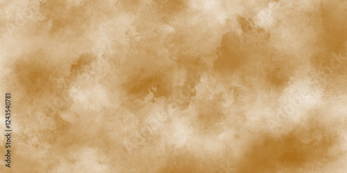 Old parchment paper of brown grunge texture, Grunge and smooth paper texture of brown surface, light brown grunge velvety texture with brown color and grainy stains.