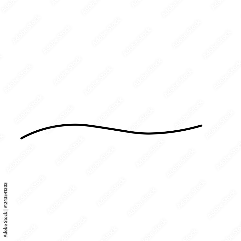 Hand drawn underline doodle Hand drawn underline doodle