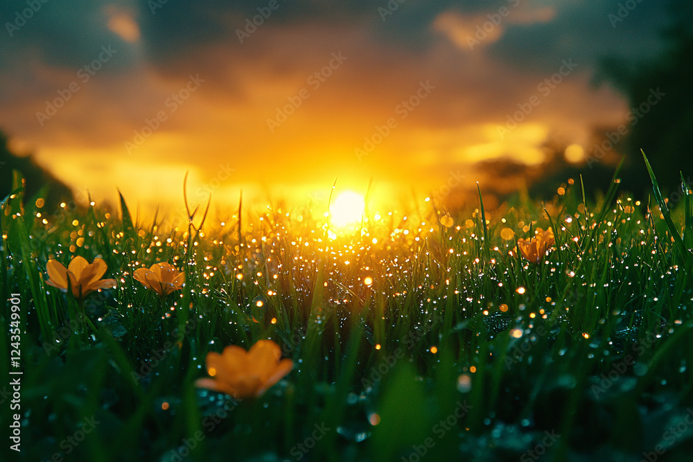 Naklejka premium Nature spring time theme background