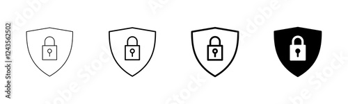 Security icon vector isolated on white background. protection icon. privacy. vpn