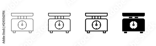 Scales icon vector isolated on white background. Law scale icon. Scales vector icon. Justice