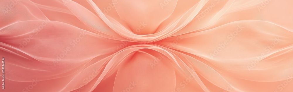 © vadosloginov - Soft monochromatic peach tones creating a gentle, calming background suitable for various design purposes