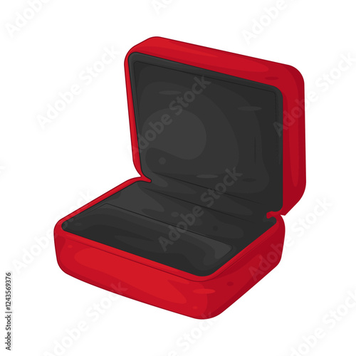 Illustration of Velvet Ring Box