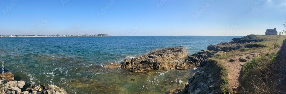 Le long de la côte à Combrit Sainte-Marine en Bretagne Cornouaille Finistère France Le long de la côte à Combrit Sainte-Marine en Bretagne Cornouaille Finistère France