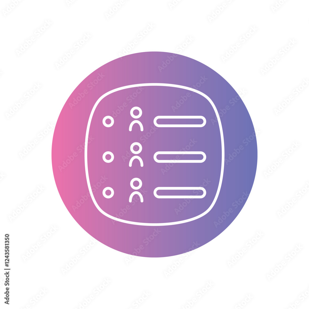 Leaderboard icon vector stock illustration Leaderboard icon vector stock illustration