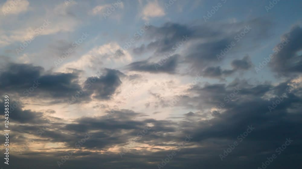 4k aerial video of cloudy sky over tranquil landscape at dawn 4k aerial video of cloudy sky over tranquil landscape at dawn