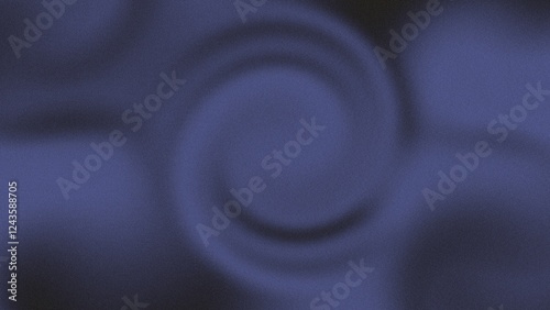 Mystical Blue Swirl: Abstract Dreamy Texture Gradient Blur Background