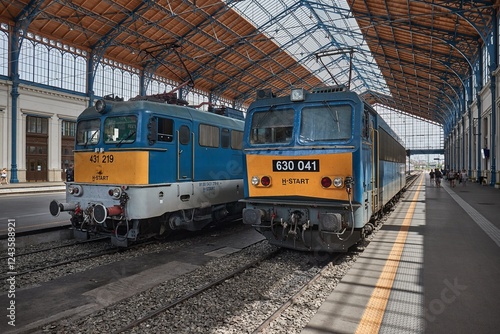 Electric locomotives in Budapest, Hungary, V43, V63, Class 630 photo