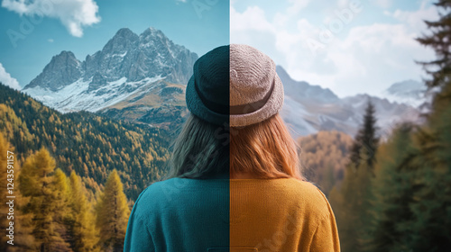 A split-screen image showing before and after results of a website optimized for SEO