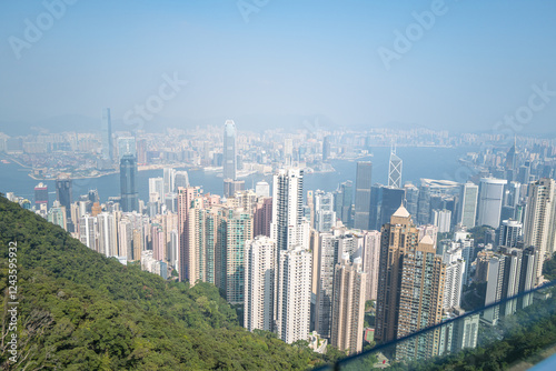 Canvas Print HongKong Island from Victoria Peak