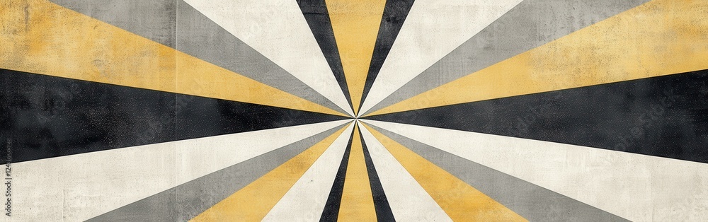 Radiating strokes in amber and gray create a warm and striking minimalist pattern for modern decor Radiating strokes in amber and gray create a warm and striking minimalist pattern for modern decor