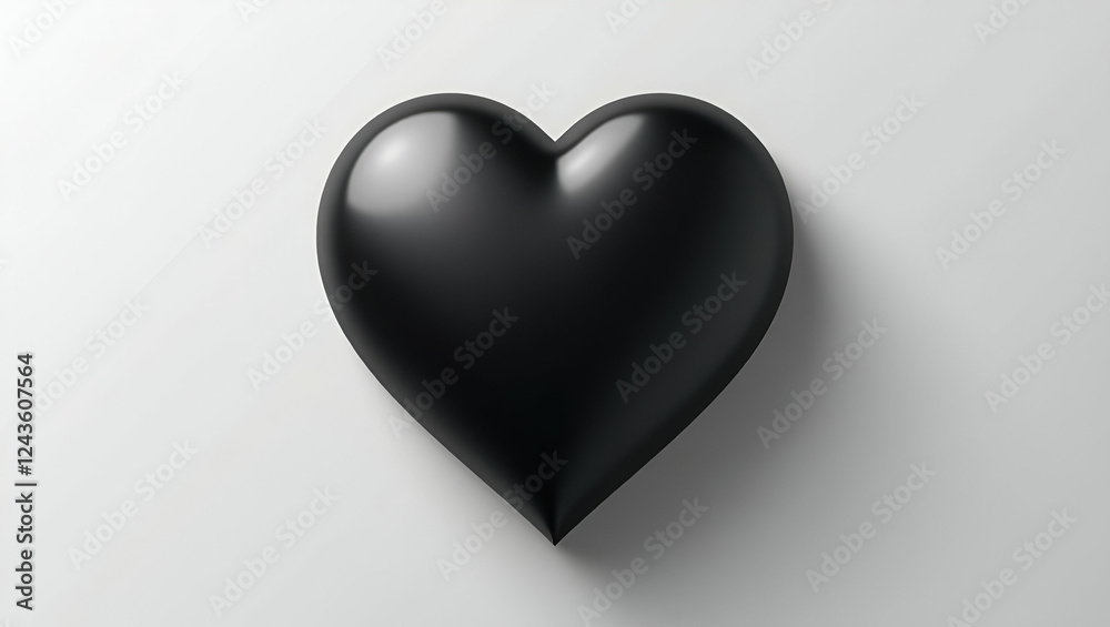 Title: A Sleek Modern and Minimalist Black Heart Vector Icon
Title: A Sleek Modern and Minimalist Black Heart Vector Icon