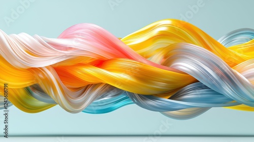 Chaotic tangled wires with bursts of energy, creating an abstract digital representation of electrical turbulence and data disruption in complex technology networks and systems.