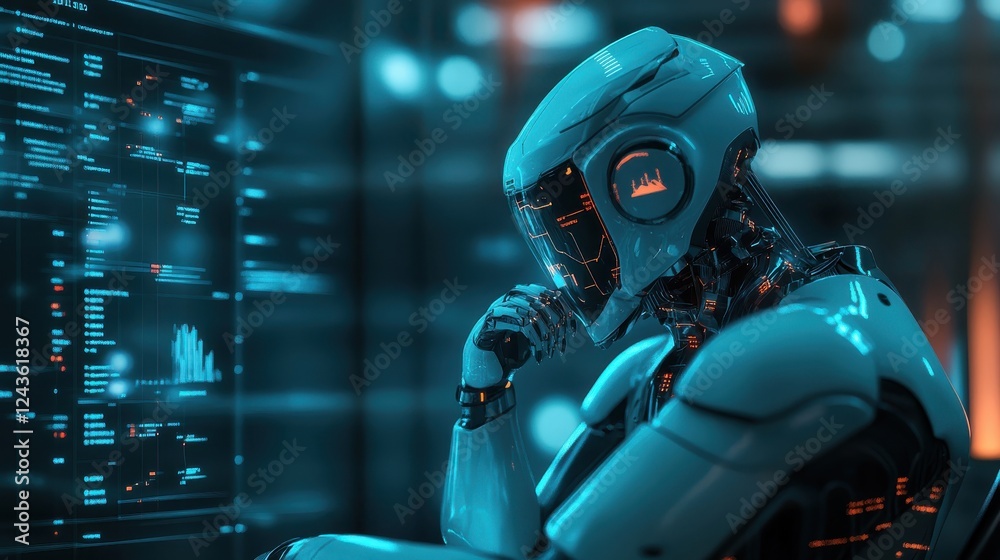 Robo-advisors collaborate to optimize investment strategies in a futuristic financial environment Robo-advisors collaborate to optimize investment strategies in a futuristic financial environment